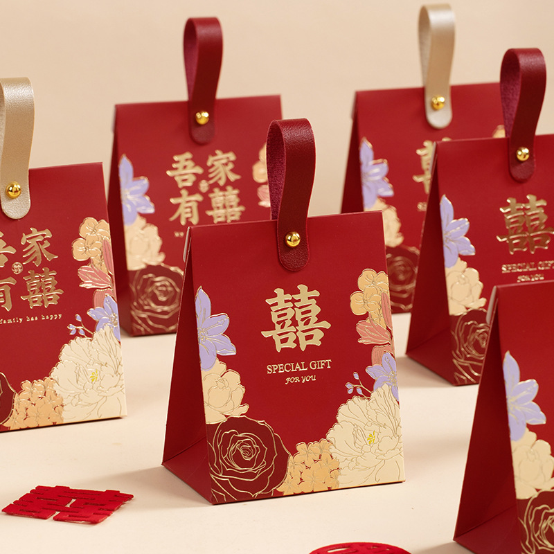 Коробка для конфет на свадьбу 2025 Новая сумка для конфет Свадебная коробка для подарков на помолвку Подарочная коробка для конфет Сопутствующая коробка Пустая коробка