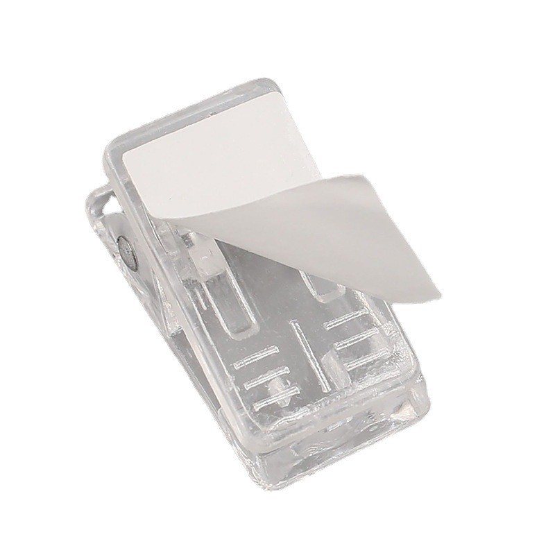 Acrylic Pp Clip Stationery Accessories Plastic Clip for Documents and Test Papers Creative DIY Planner Small Clip Storage Transparent Clip