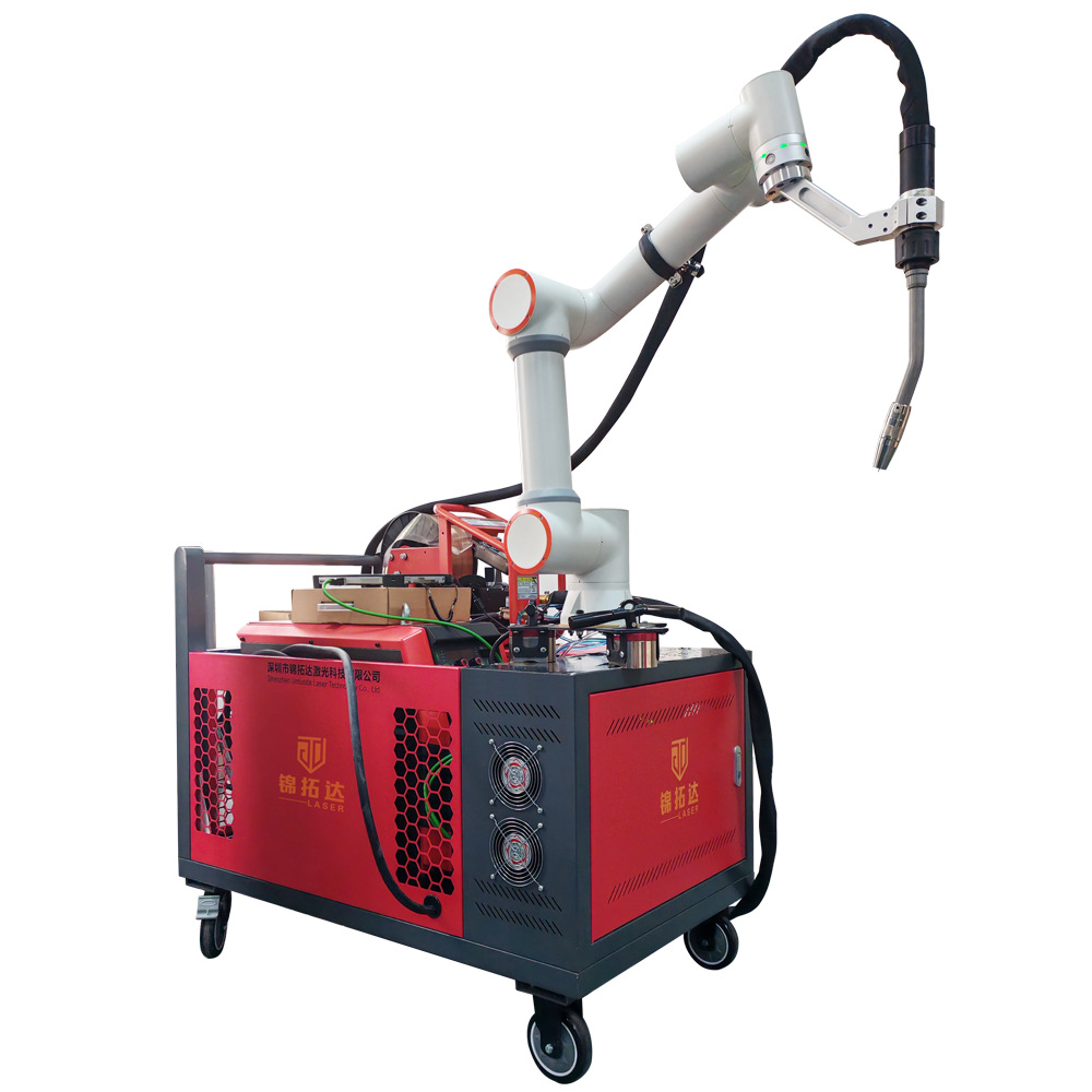 Mobile Robot Welding Machine for Carbon Steel, Stainless Steel, Iron, Die-Casting, and Stretching, No Programming Required, Collaborative Robot Welding Machine