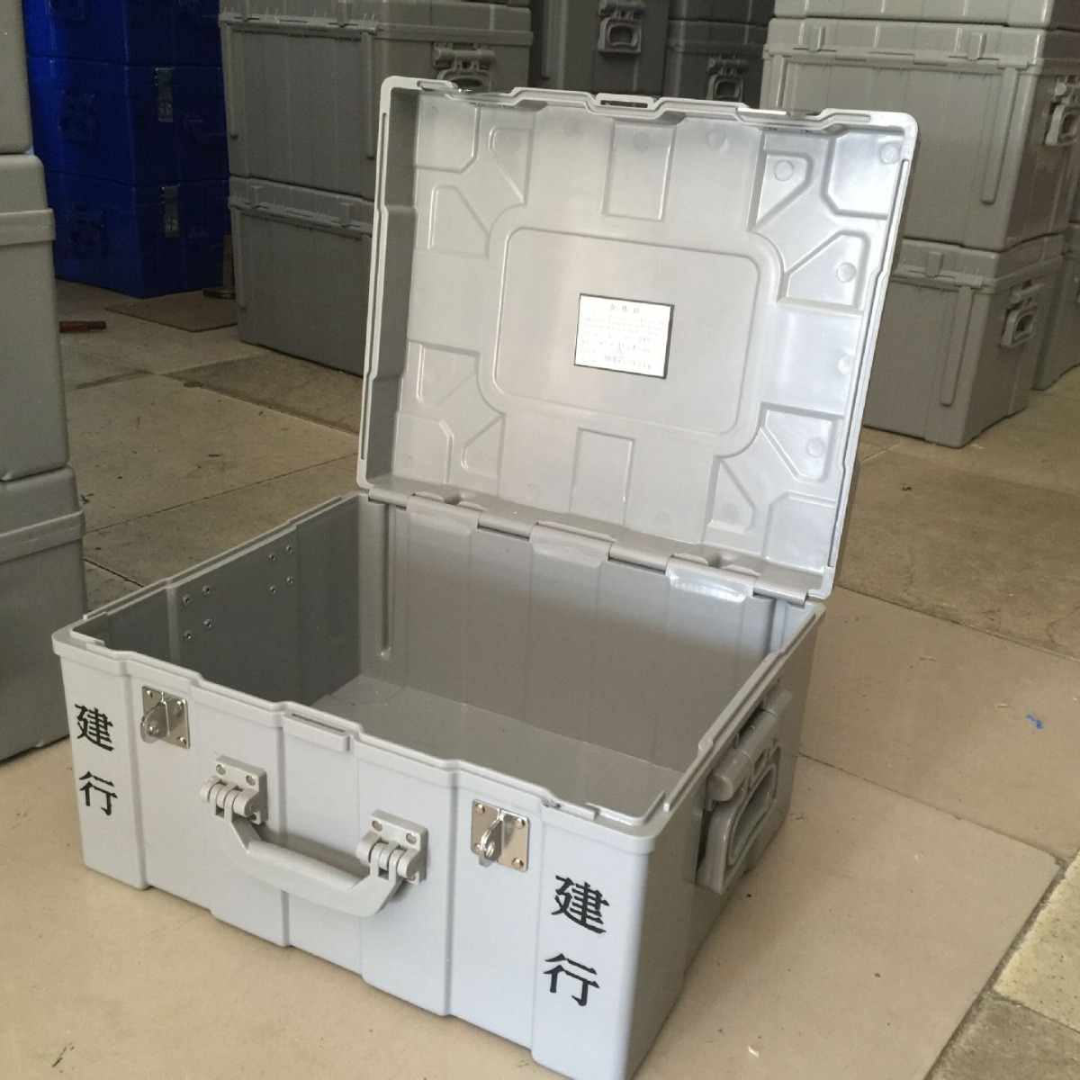 Special Thickened Bank Escort Box Luxury Plastic Steel Box Withdrawal Box Cash Box Toolbox Bill Box