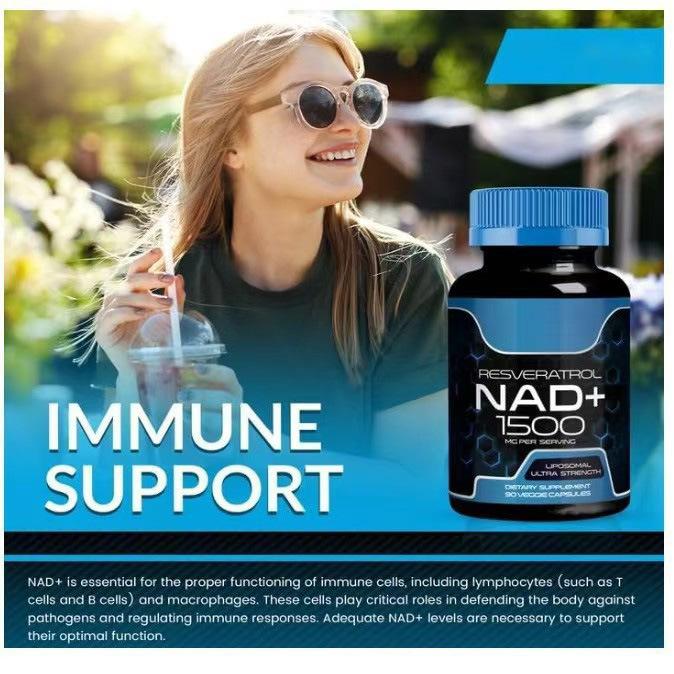 Nad+Nicotinamide Capsules Nad+Capsules 90 Capsules Cross-Border Amazon Tk Independent Station Popular Source Factory