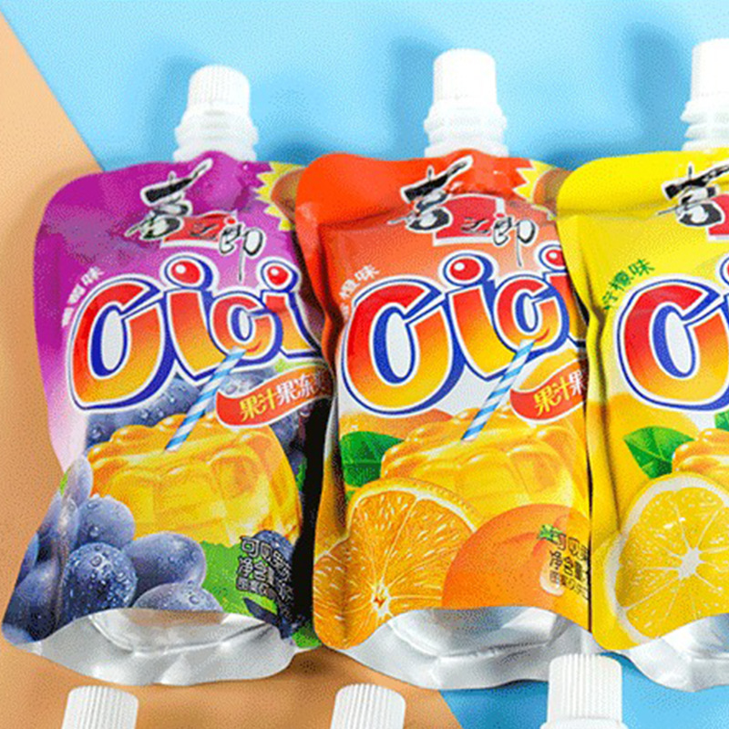 Xichiro Suction Jelly Summer Juice Suction Jelly Cool 150gcici Grape Flavor Lemon Flavor Jelly Snacks