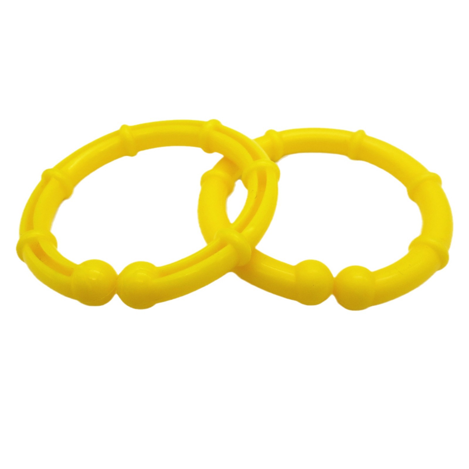Round O-Ring Bamboo Buckle Bone Joint Ring Jewelry Bracelet Toy Plastic Buckle Stroller Pendant Bamboo Plastic Buckle