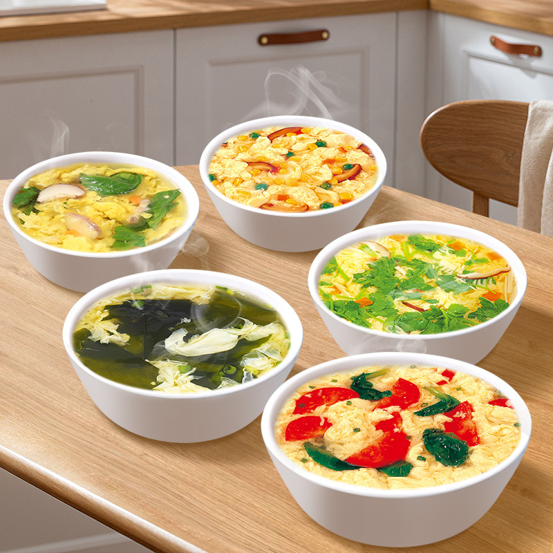 Xinmeixiang egg flower soup 6G freeze-dried soup block instant instant instant instant take-out restaurant seaweed instant soup bag commercial