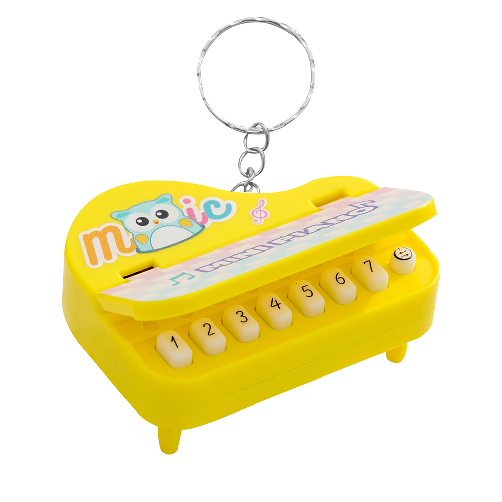 Cross-Border Children's Toys Simulation Electronic Piano Electronic Keyboard Keychain Pendant Creative Handheld Electronic Game Console