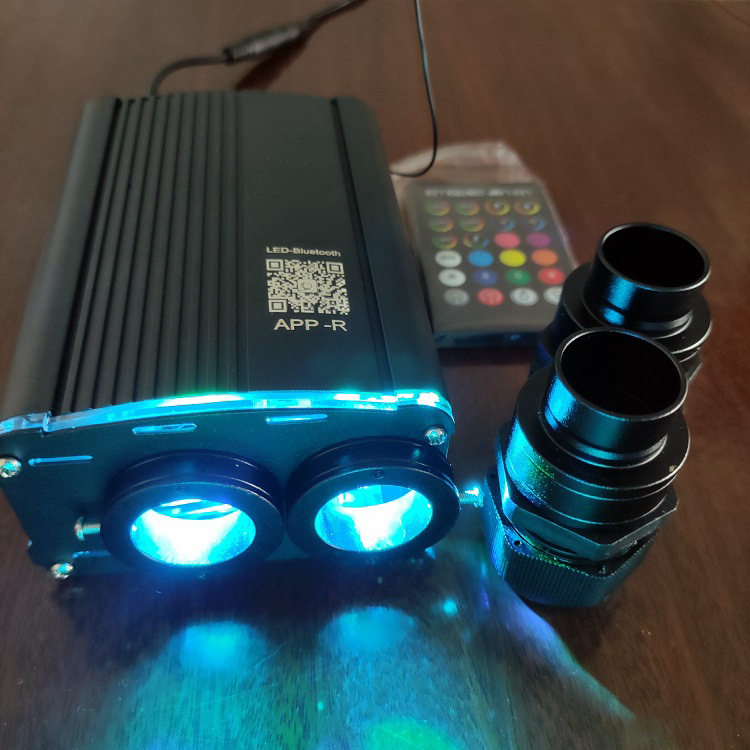 Двухголовочная 36W с дистанционным управлением звёздная лампа волоконно-оптическая