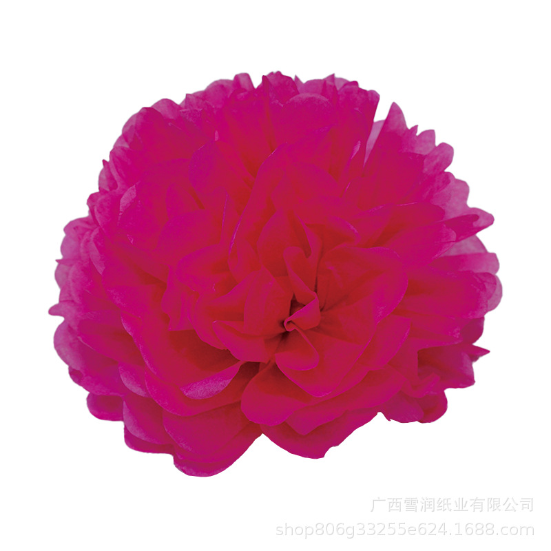 Manufacturers in Europe and the United States popular wedding decorative paper flower ball store window decoration wholesale e-commerce [cinnamon paper flower art]