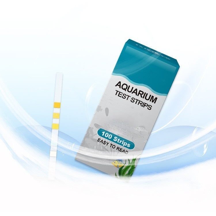 Тестовая бумага Amazon для аквариума, тестовые полоски, 7 в 1, качество воды, жесткость, остаточный хлор, нитрит, кислота и щелочь