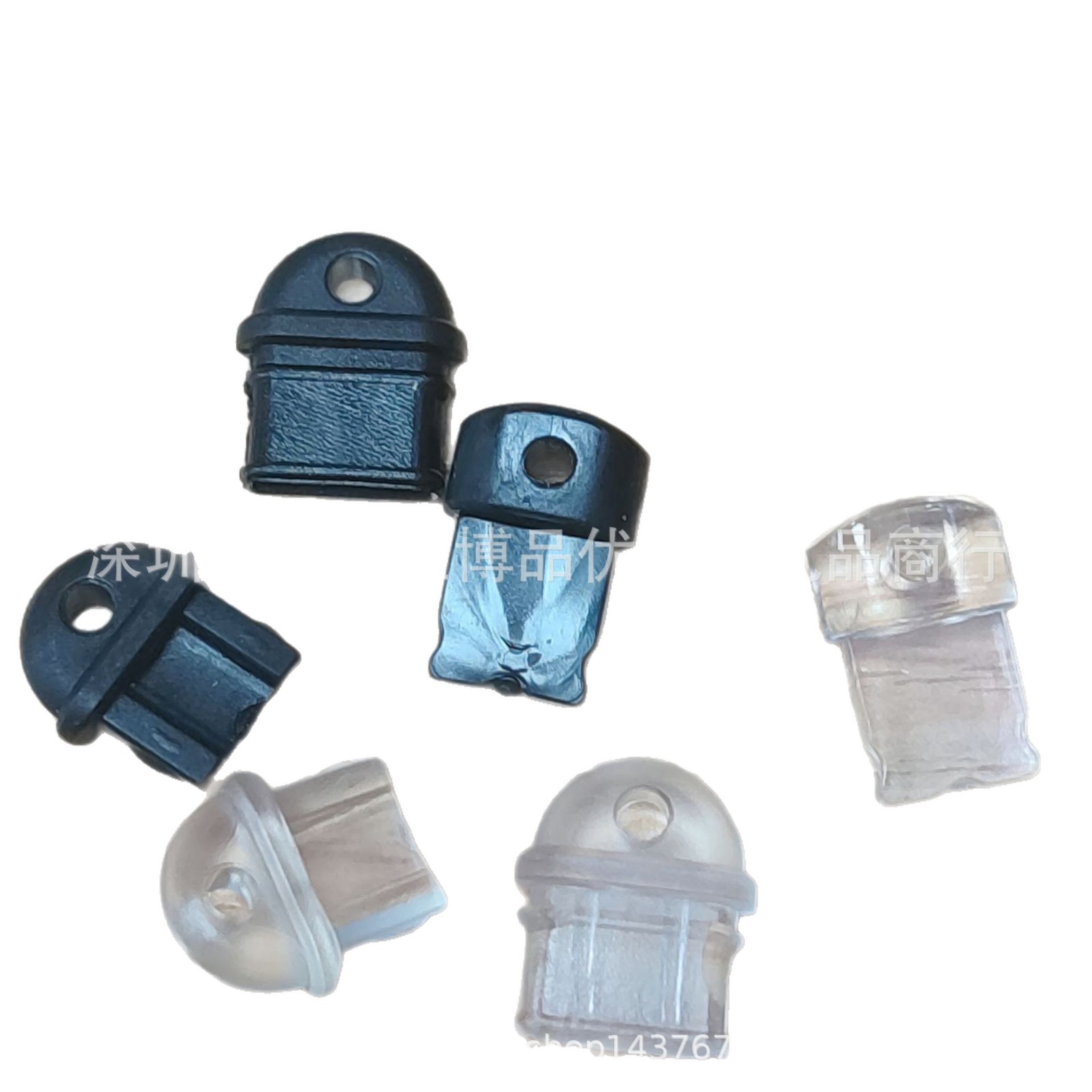 Type-C charging port flat fruit data port with hole Android mobile phone dust plug for red rice vivo DIY