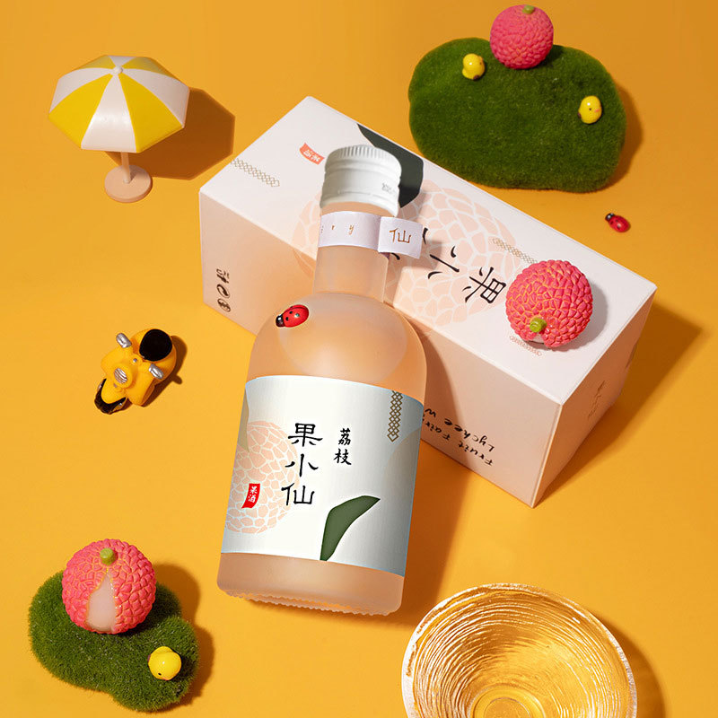 Fruit small fairy fruit wine 200 ml gift box girl sweet wine green plum waxberry osmanthus peach wine wine drink wine