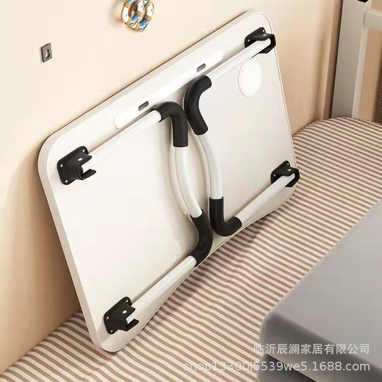 Chenlan Yipin Computer Desk Bed Small Table Lazy Desk Bedroom Foldable Table Student Learning Table Board Simple