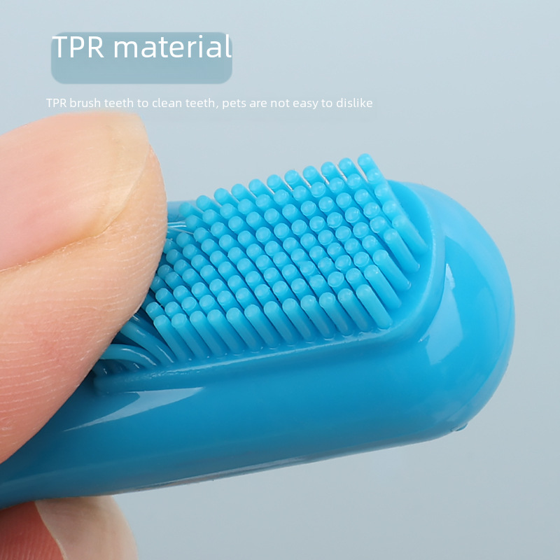 Pet Toothbrush Dog Cat Brushing Teeth Cleaning Finger Cover Toothbrush Dog Cat Pet Supplies Toothbrush Manufacturer Wholesale Direct Sales