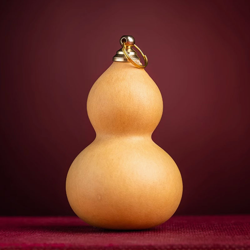 Brass Inlaid Small Gourd Accessories Set of 5 Stoppers DIY Handle Pieces Jewelry Caps Handicraft Accessories