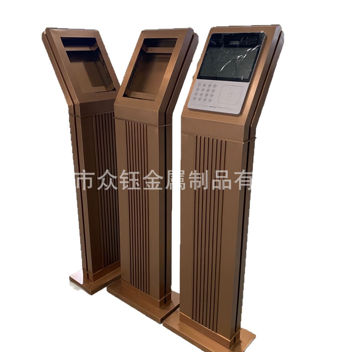 Ai Face Recognition Community Entrance Building Stainless Steel Intercom Column Access Control Machine Base Professional Design Manufacturer
