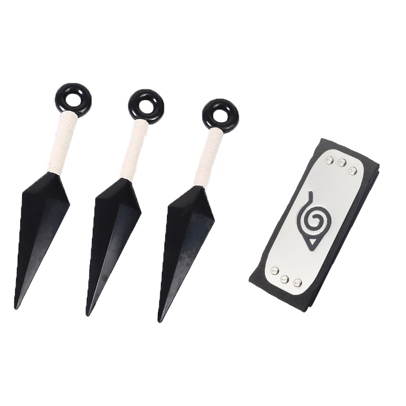 in stock Animation Peripheral Kakashi Mask Naruto Bitter without Shuriken Naruto Kanye Headband suit