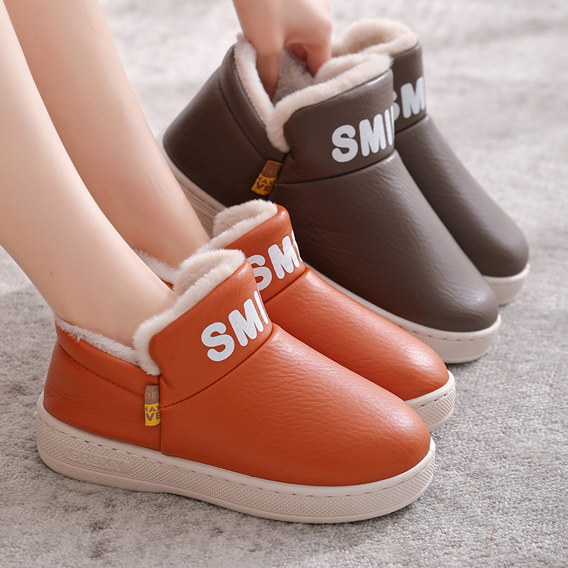 Хлопковые тапочки для женщин, зимние, домашние, нескользящие, теплые, водонепроницаемые, оптовая продажа для мужчин