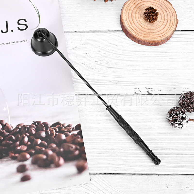 Hot Selling Manufacturer Direct Sales Stainless Steel Candle Extinguisher Cover Electroplating Multi-Color Ins Home Candle Extinguisher Bell Candle Tool
