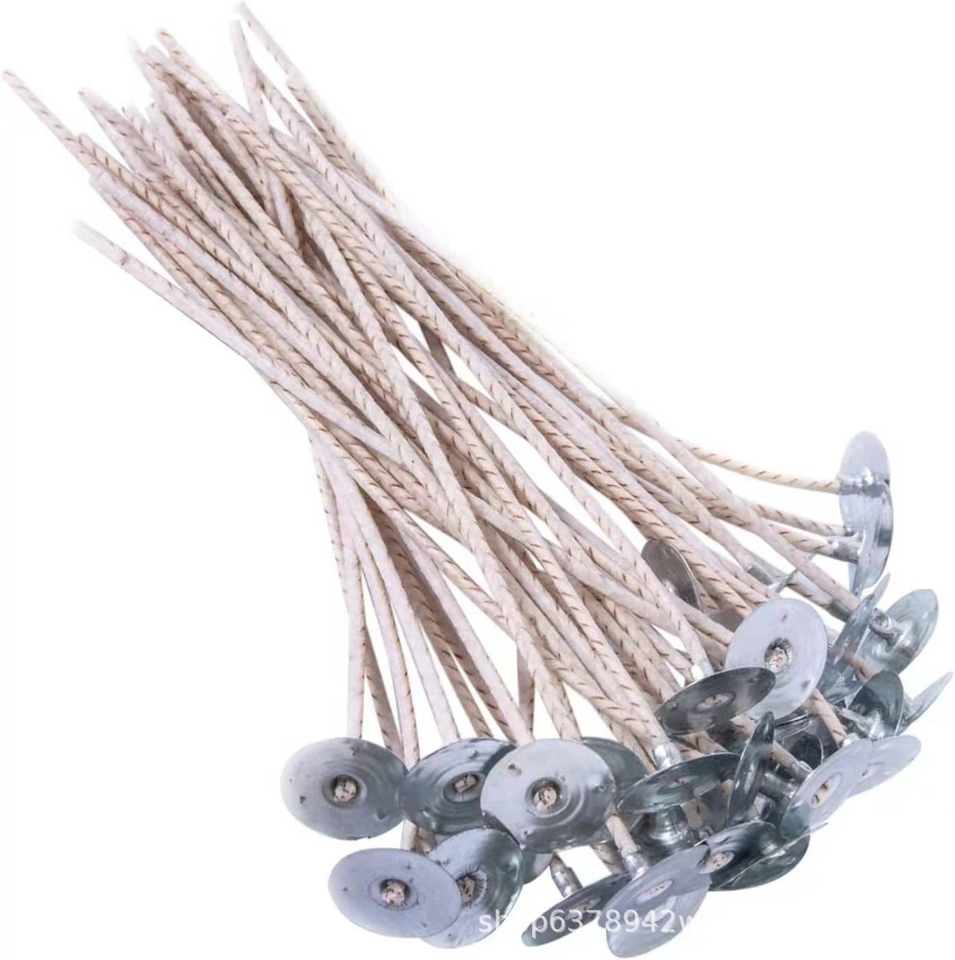 40 прядей воска для ароматических свечей типа цветок, воск с соевым воском, материал для фитиля, плетеный фитиль