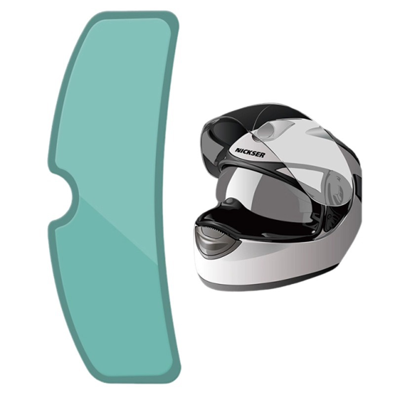 Motorcycle Helmet Rainproof and Anti-Fog Film, Winter Rain Riding Artifact Helmet Spray, Helmet Autumn and Winter Anti-Fog Lens
