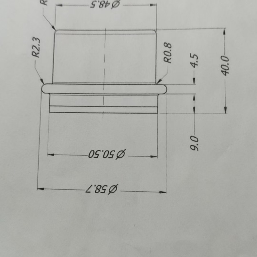 Grease Cap with Oil Nozzle for Axle, Rv Accessories, Trailer Accessories 1.98, Dust Cover with Oil Nozzle
