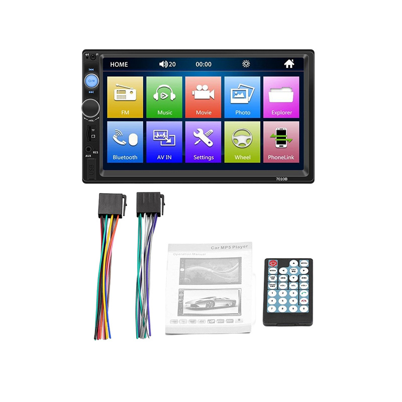 7inch Car Mp5 Player Mp3 Player 7010B Card Slot USB Drive Radio Head Unit Bluetooth Hands-Free Reversing