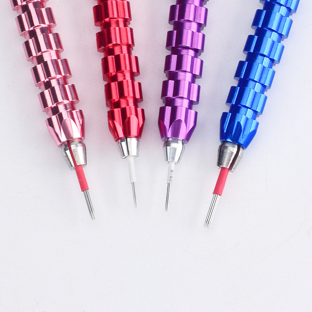 Single head God needle tattoo manual pen dart alloy tattoo embroidery pen Fishbone tattoo fog pen factory direct label