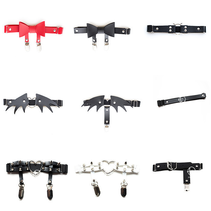 Hot-selling factory direct niche simple trend garter belt leather a variety of personality Joker jewelry