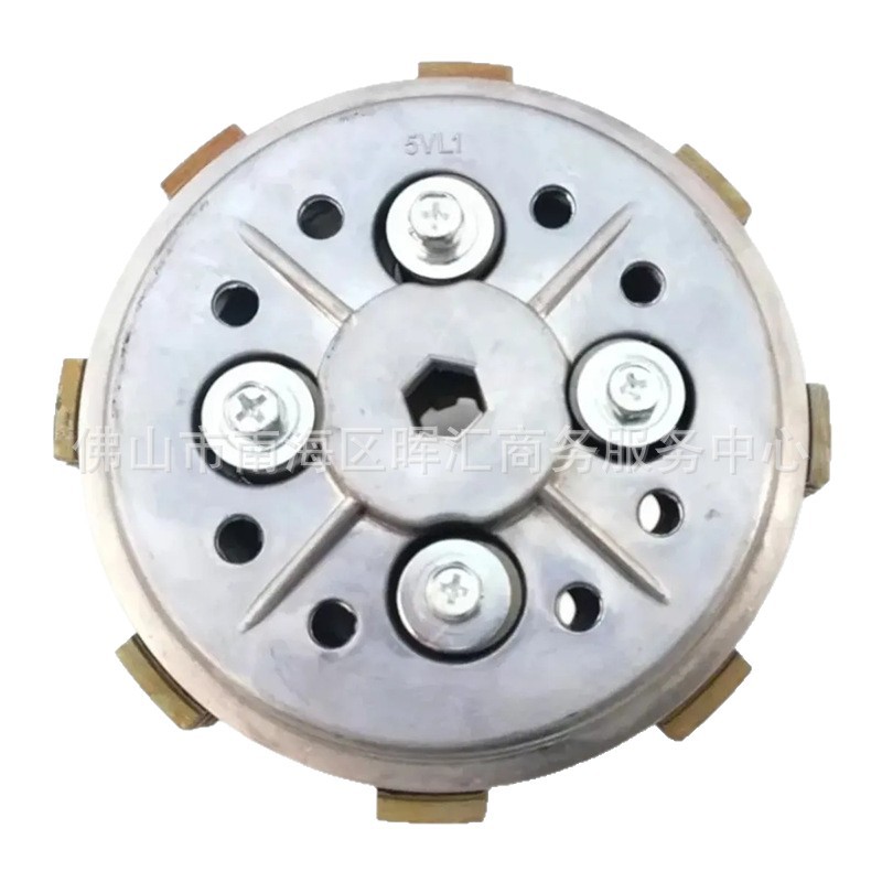 Cross-Border Foreign Trade Manufacturer Motorcycle Parts Clutch Assembly Tianjian 125 Ybr125 Xiao Gu Assembly 4 Pieces 5 Pieces