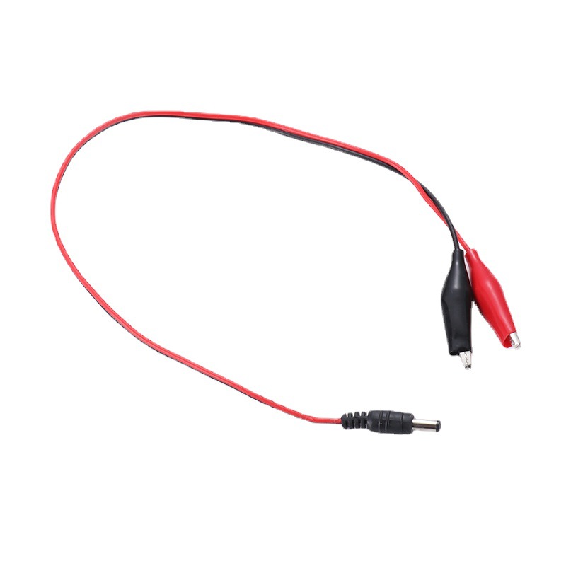 кабель для батареи, мужская и женская головка DC, крокодил большой зажим, маленький зажим, провод с медным сердечником 0.3 плоский
