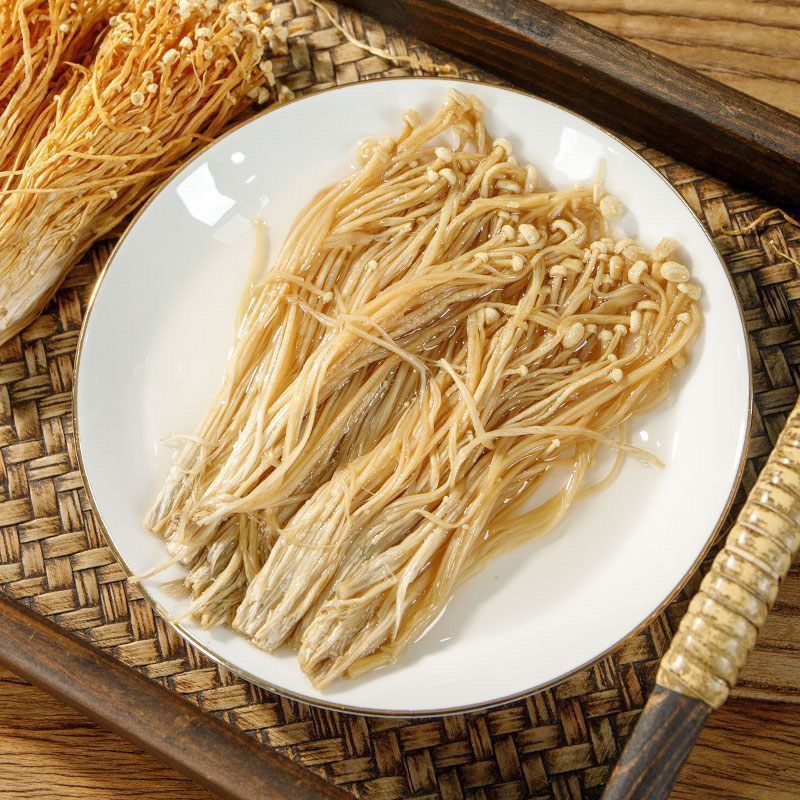 Direct Supply from Origin: Wholesale of Dried White Enoki Mushrooms from Gutian, Unopened, with Stems Removed, and Dried White Enoki Mushrooms, Agricultural Products Wholesale