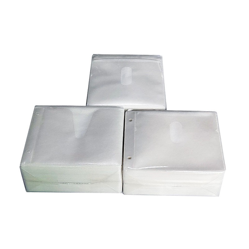 Double-Sided 100Pscd Sleeve Set Box Cd Inner Page Cd Bag Pp Inner Page Photo Bag Card Bag Card Storage Bag
