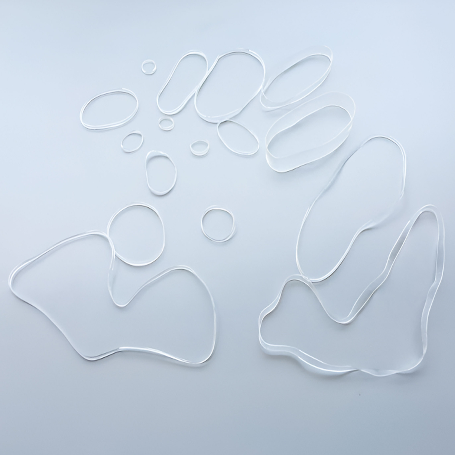 3024 Transparent Rubber Band High-Elasticity Rubber Ring High-Temperature Resistant Tpu Rubber Band Industrial Anti-Aging Rubber Band Rubber Ring