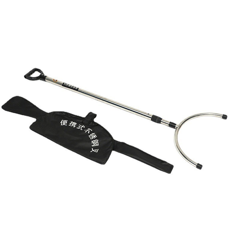 Anti-Riot Steel Fork Stainless Steel Waist Fork Campus Security Equipment Anti-Riot Steel Fork Protective Equipment Telescopic Anti-Riot Steel Fork
