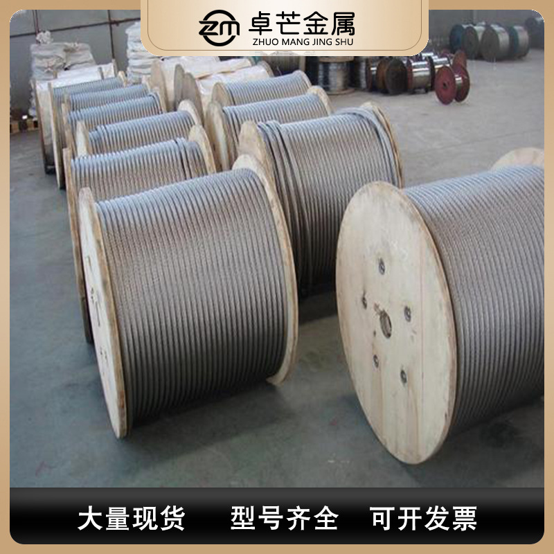 304 Stainless Steel Wire Rope Wholesale Clothesline Electric Cableway Marine Lifting Stainless Steel Wire Rope Manufacturer in Stock