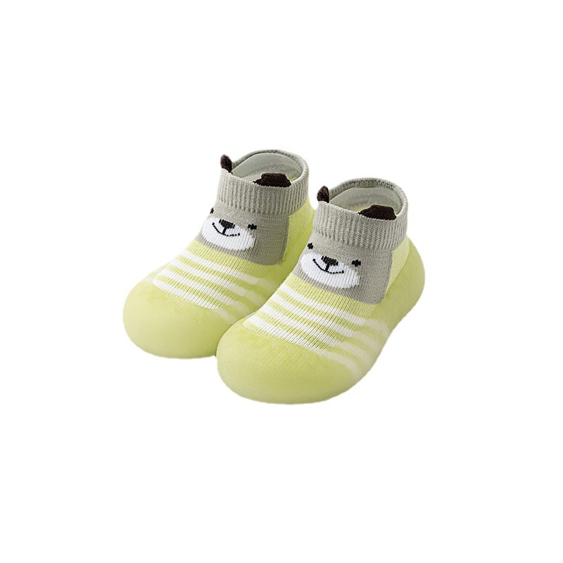 Infant Toddler Shoes and Socks, Spring and Autumn Thin Style, Baby Anti-Falling, Anti-Collision, Anti-Slip, Soft Sole, Wear-Resistant Floor Shoes