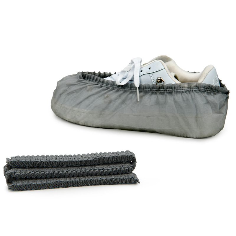 Thickened and Enlarged Disposable Shoe Covers, Strip-Shaped Foot Covers for Indoor Home Use, Non-Slip, Wear-Resistant, Dustproof, Workshop Non-Woven Fabric, Extra Thick