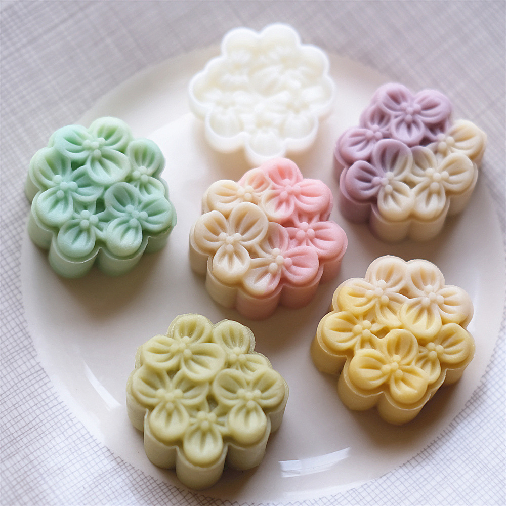 25g Osmanthus Moon Cake Mold Hand-pressed Fresh Pattern Cake Mold mooncakemould