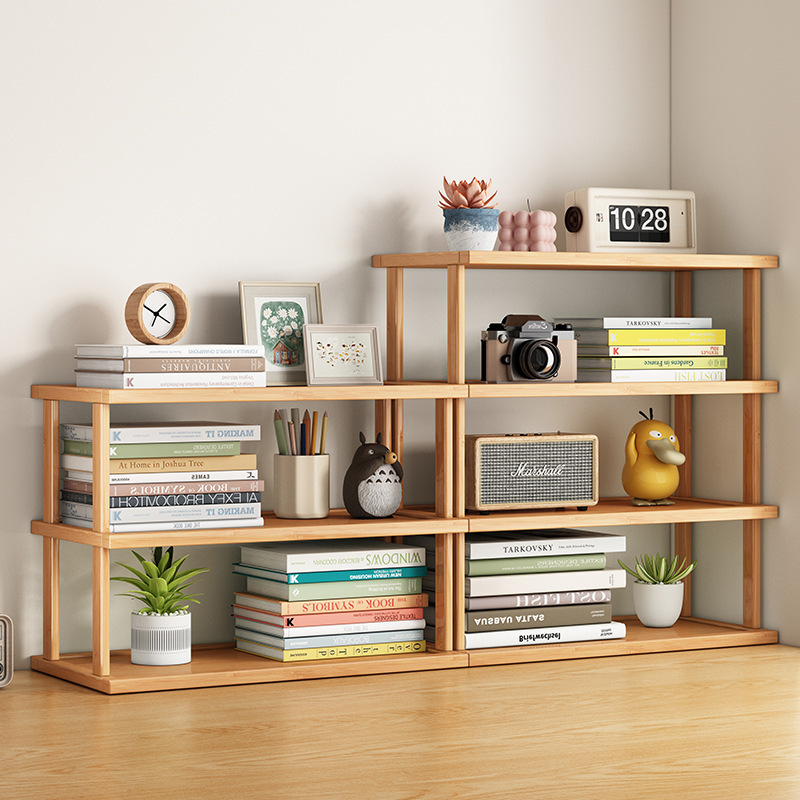 Настольный стеллаж, офисная книжная полка, многоуровневый подставка для чашек, хранение книг