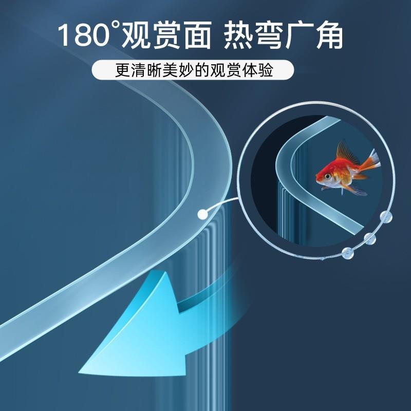 Rectangular Plastic Fish Tank Transparent Imitation Glass Acrylic One-Piece Molding Home Living Room Small 2025 New Bucket