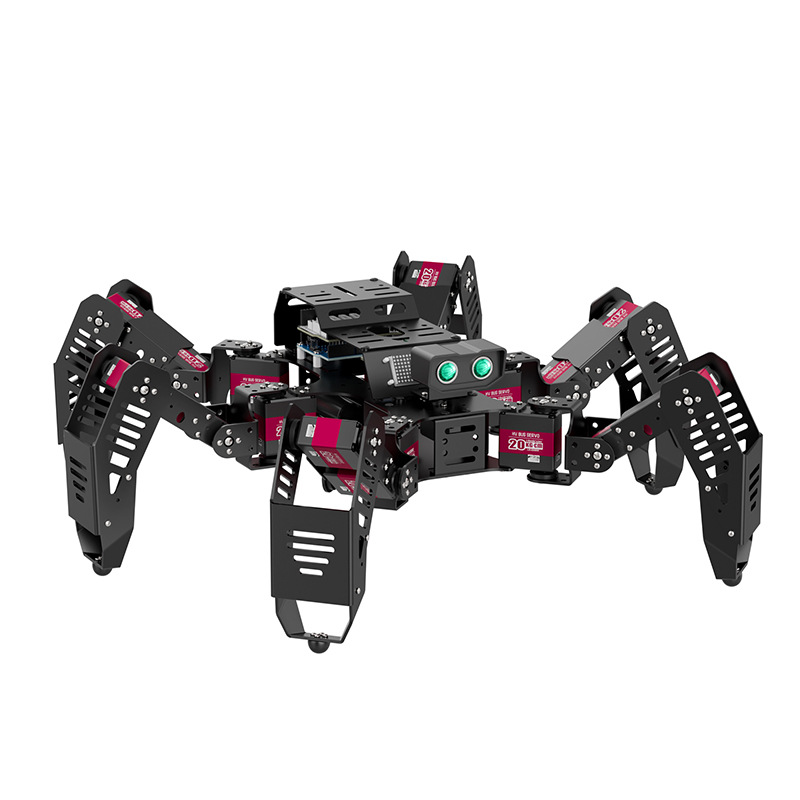 German 2026 New Manufacturer Huer Six-Legged Artificial Robot Spiderbot Compatible with Arduino Programming