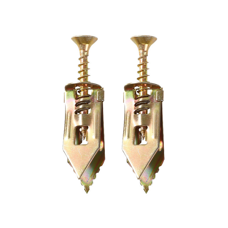 Вставка для гипсокартона типа A с анкерами Geckо, винт с расширением из высокомарганцевой стали с покрытием из цинка для гипсокартона