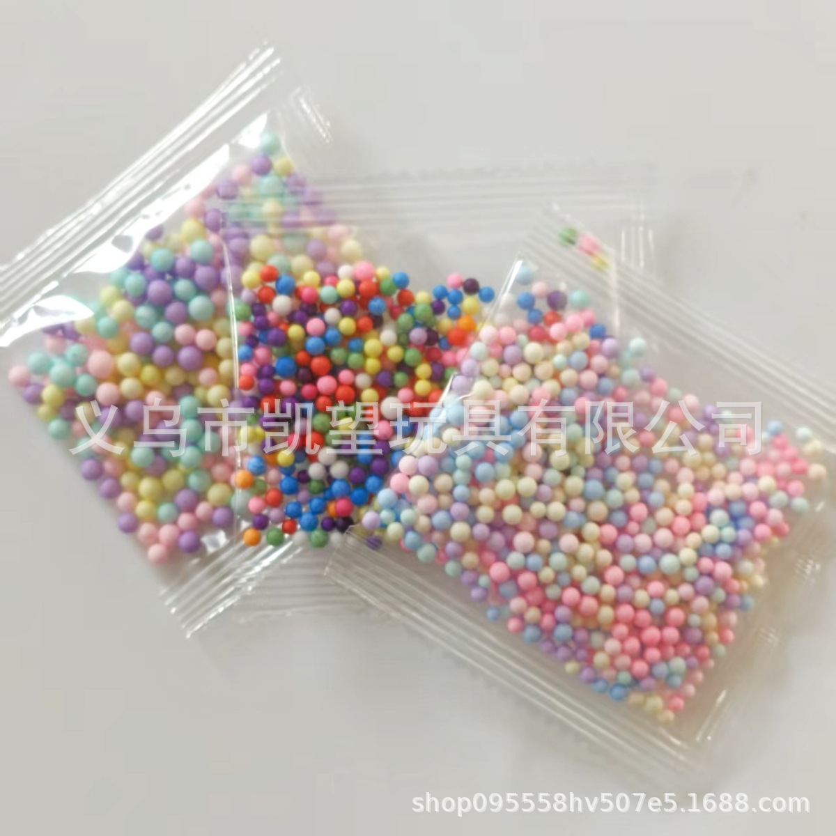 0.3Г/пакет пенопластовые шарики пластиковые частицы макаронного цвета метеорный шар слайм кристальная грязь наполнение круглые шарики