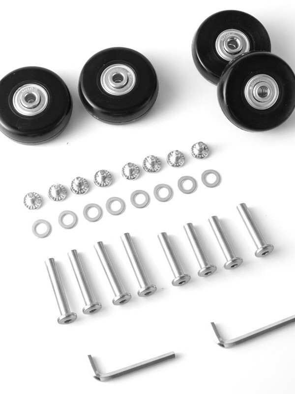 Silent trolley case travel Li leather bag universal wheel repair accessories wheel