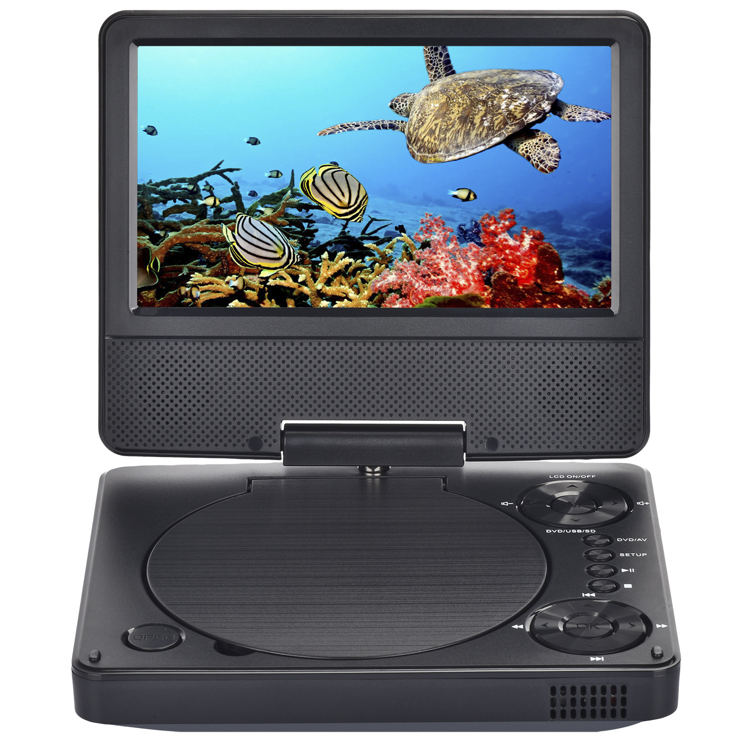 Mini Bluetooth Full Format Portable High-Definition Mobile Video Dvd Player 7inch Machine Theater 9 Inch 1080P