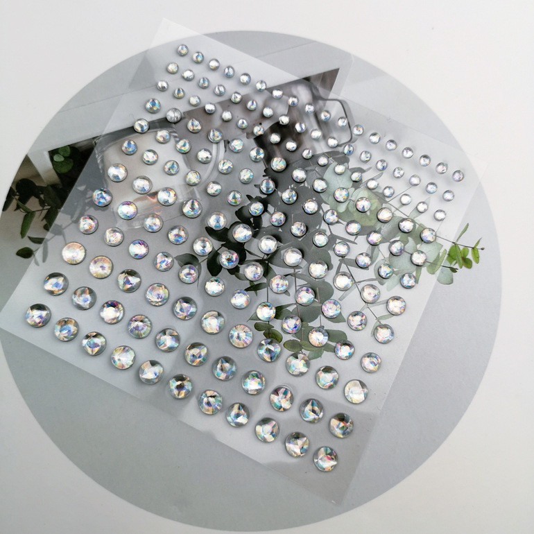 Pearl Diamond Eye Corner Sticker Eye Diamond Tear Diamond Stage Makeup Performance Face Diamond Bright Diamond Makeup Jewelry Decoration Direct Paste