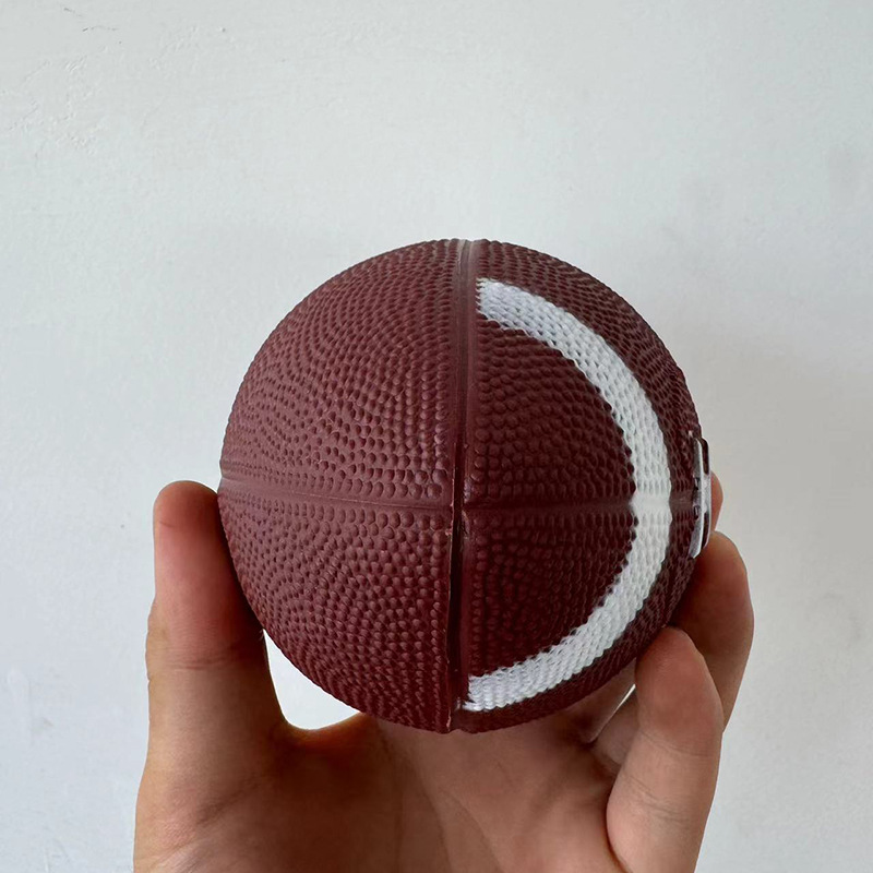 Rugby PVC vinyl toy ball inflatable rugby 18cm2 toy American football factory direct sales