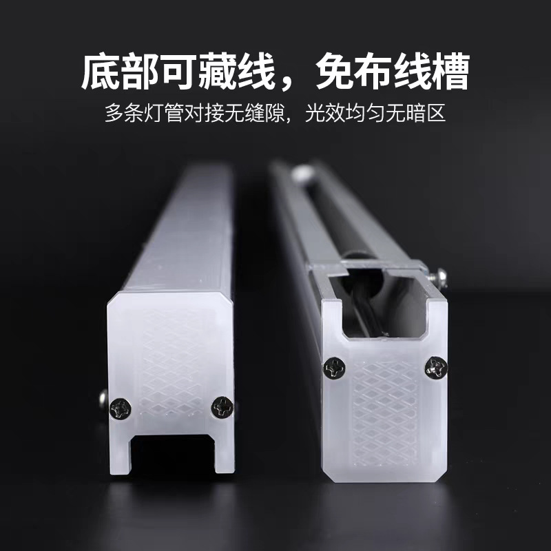 Led Line Light Outdoor Waterproof 24V Door Sign Full Color Guardrail Tube Exterior Wall Building Lighting Project Outline Light
