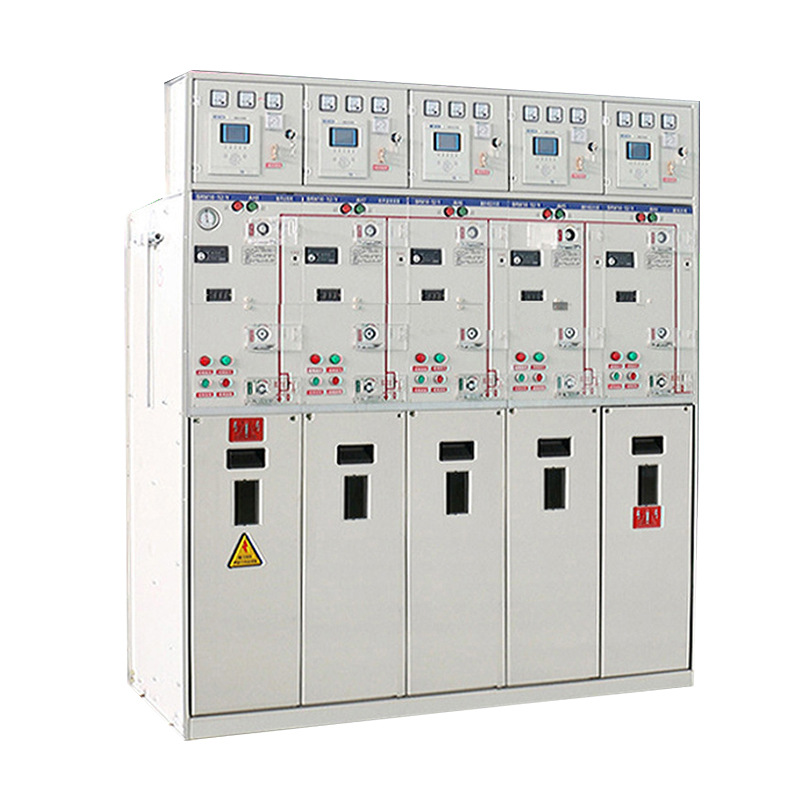 Cross-Border 10Kv High-Voltage Insulated Ring Network Cabinet Three-Position Medium-Voltage Switchgear Sf6 Gas-Filled Ring Network Cabinet Complete Set