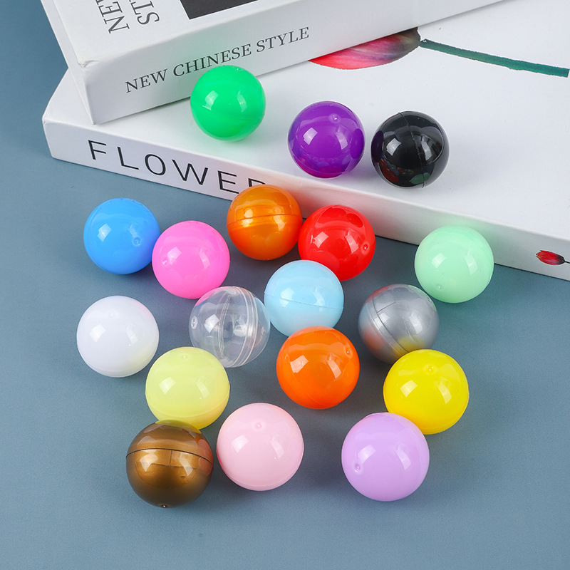 Гашапон 32мм прозрачный круглый макарон детская игрушка цветной пластиковый шар Гашапон машина Гашапон шар оптовая продажа