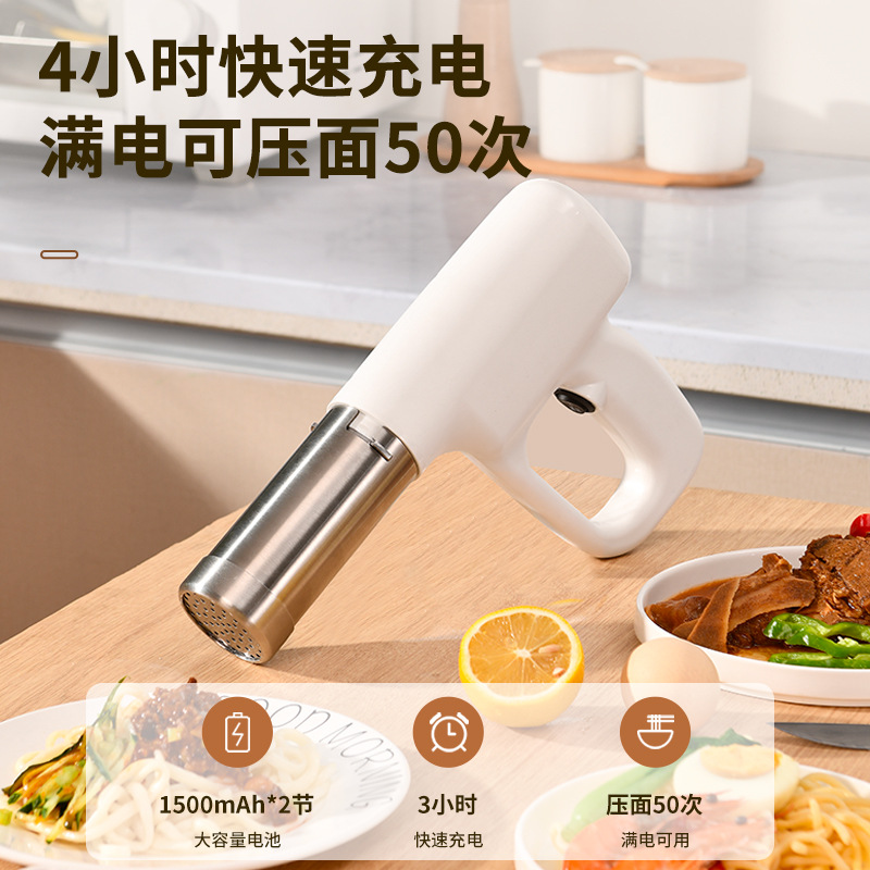 Handheld Noodle Maker, Wireless Portable Household Noodle Press, Small Automatic Noodle Machine, Gift Wholesale Noodle Sheets